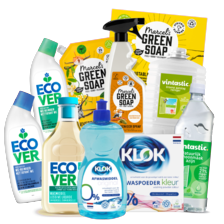 Alle Marcel’s Green Soap, Ecover,
Klok reiniging of Vintastic